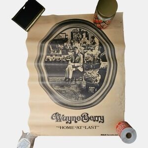 Wayne Berry Home At Last 21.5x28 Vintage 1974 Original Promo Poster RCA‎ Records